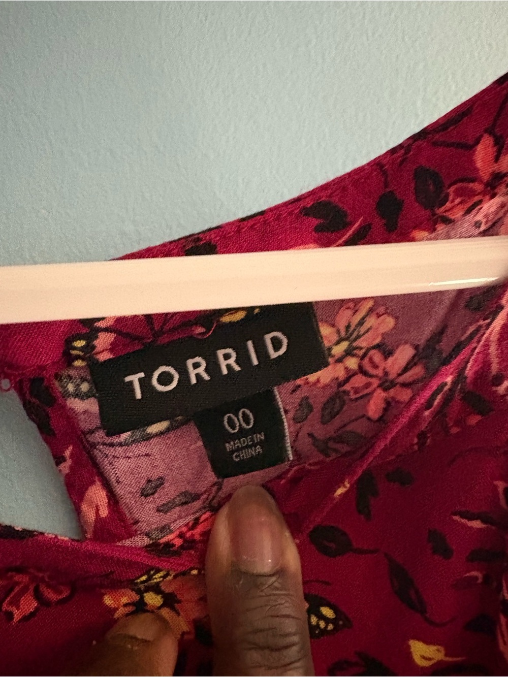 torrid Floral Maxi Dress - Berry Red - Picture 2 of 4